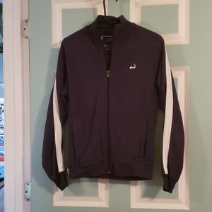 Navy Blue cape cod zip up sweatshrit